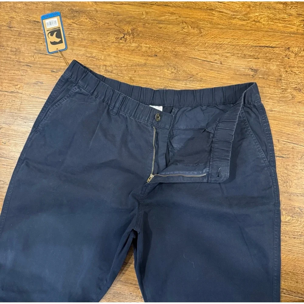 BEARBOTTOM Blue Casual Elastic Waist Cuff Stretch Joggers Pants Men's 2XLT 38x33